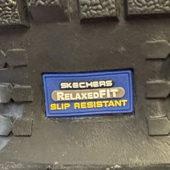 SKECHERS Tactical HydroGuard Hiking Work Boots Black Leather - Picture 11 of 12